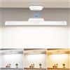 Ockwred Lampada LED Ricaricabile 3000mAh 32cm,con sensore di memoria,magnete e regolazione della luce Ricaricabile tramite USB. Lampada ideale per camera da letto,armadio,arredamento, cucina e bagno.
