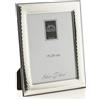 ARTÉ 15x20 Cornice per foto, Made in Italy, elegante placcata in argento, Silver Plated antiossidante, Bellissima cornice in Silver Plated con retro in legno mogano 110Z/15x20