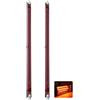 Generico Lampadina Alogena R7S 254mm 1000W, J254 Lampada Alogena Lineare A Doppia Estremità 220V, 1000LM, Lampadine Infrarossi Riscaldante R7S 1000W Dimmerabile, Fascio 360°, Nessuno Sfarfallio, 2 Pezzi