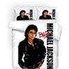 NICHIYO Michael Jackson, set di biancheria da letto e federa, in microfibra, con stampa digitale 3D, 3 pezzi (copripiumino + federa) (6, Super King 220 x 260 cm)
