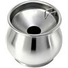 Global-Daily Posacenere in acciaio inox inodore, antivento, con design a imbuto, per uso interno ed esterno, per casa, ufficio, patio, giardino
