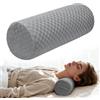 pozico Cuscino Cervicale Memory Foam 15×40 cm Ergonomico | Rivestimento Seta Lavabile, Supporto Rotondo, Per Letto Ufficio Viaggi