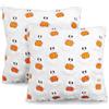 GADITIEK 2 Pezzi Halloween Federa Per Cuscino 45 x 45 CM, Copricuscini Divertenti a Forma di Fantasma, Copricuscino di Peluche di Halloween, Copricuscino con Decorazione (Ghost Pumpkin)