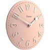 Jones Clocks® Betty Orologio a parete | Orologio convesso classico | 30cm | Rosa rosa | Eleganza elegante perfetta per cucina, soggiorno, ufficio o camera da letto