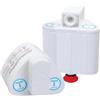 UTIZ 2 cartucce filtro anticalcare di ricambio compatibili con Tefal SV7040 SV7030 SV7020 Rowenta VR8220F0/D10 VR8216F0/D10 VR8215F0/D10