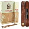 Aromasenses - Incenso Naturale Palo Santo e Copale Fatto a Mano Mystic Spirits - Scatola Completa con 12 Confezioni da 8 Bastoncini ciascuna + 1 Portaincenso Aromasenses (Palo Santo e Copale)