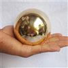 ZOENAE 201 Acciaio Inossidabile Titanio Oro Sfera Vuota Decorativa in Metallo Dorato Palle di Natale Decorazione della Casa Palla Magica 10 cm/20 cm/30 cm (Size : 10cm)