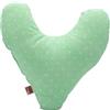 POWER INN Cuscino per petto Hope, circa 32 x 34 cm, per alleviare il dolore dopo mastectomia, morbido cuscino per avambraccio o ascelle, 100% cotone (verde menta)