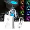 Weiongppy Luce Notturna LED per WC a 16 Colori, USB Ricaricabile, Impermeabile con Sensore di Movimento per Bagno e Toilette