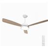 Aigostar Ventilatore da Soffitto con Luce e Telecomando Silenzioso, 2700K/4000K/6000K Dimmerabile, 25W Motor DC Reversibile, 6 Velocità, Adatto per soggiorno, camera da letto e sala da pranzo