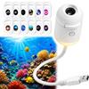 Usper Proiettore Galassia Soffitto Galaxy Projector Night Light, Plug-And-Play Hd Star Projector Proiettore Di Stelle 2 In 1, Rotazione A 360° Luminosità Regolabile (12 Pellicole per Proiezione)