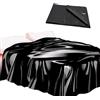 AJOHBM Copriletto matrimoniale impermeabile con copertura materasso 2,2 m*1,3 m, in PVC nero impermeabile e antiscivolo-Y6D24W