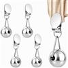 KERYBW 4 pesi per tovaglia in acciaio inox per esterni, profilo antiscivolo, per tende, giardino e picnic (74 g extra pesanti)