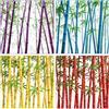 Generico 200+ pezzi di bambù gigante misto per esterni, frangivista, ecologico, ombra - architettura del paesaggio - decorazione per casa e giardino di facile manutenzione, a crescita rapida