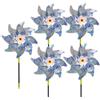 MOGADEE® 5 Pezzi Girandole Anti-uccelli, Girandole Riflettenti, Girandole Anti-uccelli, Girandola Spaventapasseri, Girandole da Giardino per Balcone, Frutteto, Cortile, Tetto, Dissuasore per Piccioni