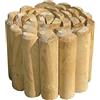 Mondo Viro Rollborder per Aiuole in Pino Impregnato - Delimita le Tue Aree Verdi in Stile Naturale e Versatile (Ø7 x 30 cm H x 200 cm L)
