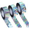 MetalNuts Nastro Riflettente per Allontanare Uccelli - 3 Rotoli da 80m x 2.4cm con Effetto Scintillante per Proteggere Giardini, Frutteti e Balconi