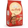 Lago 1968, Mini Party Nocciola 125g, Mini Wafer con Vellutata Crema Nocciola 74% con 5 Strati Friabili di Wafer