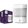 AVENT Philips Avent Premium - Sterilizzatore e asciugabiberon, rimuove il 99,9% dei batteri, senza sostanze chimiche, capacità 6 biberon, tettarelle, accessori, modello SCF293/01