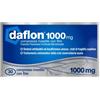 SERVIER ITALIA SpA Daflon 1000 mg | Farmaco Vasoprotettore | 30 Compresse Rivestite