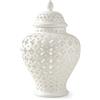 Anfora Vaso Potiche in Porcellana Traforata 13x20 cm - Hervit Creations