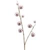 Ramo Decorativo Pompom Scintillante Rosa H92 cm con Glitter - EDG Enzo De Gasperi
