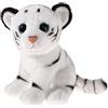 Heunec 235779 - Mi Classico Neve Tiger con Occhi Brillanti, Bianco/Nero