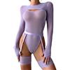 Aranmei Set Di Lingerie Per Le Donne 5 Pezzi Body In Pizzo Sexy Con Polsini Coscia Biancheria Intima Teddy Neonati Con Coscia Giarrettiera Senza Calze