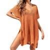 MaNMaNing Copricostume Donna Mare Camicetta da Spiaggia Traforata in Maglia da per Copricostumi Donna Copricostume Cotone Copri Costume Mare Prendisole Abiti Vestitini Cover Up
