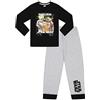 Star Wars The Mandalorian Baby Yoda - Pigiama lungo in cotone, Nero , 9-10 Years