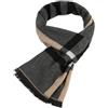 LumiSyne Invernale Sciarpa Per Uomo Stile d'Affari Foulard a Quadri Strisce Classiche Morbida Texture In Cashmere Sciarpa Lunga Con Nappa