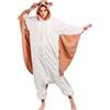 ULEEMARK Dinosauri Pigiama Animale Donna Uomo Invernale Costume Carnevale Halloween Cosplay Adulto Monopezzo Winter Onesies Unisex
