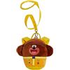 CBeebies Hey Duggee Redini con zaino per bambini e bambine, imbracatura di sicurezza staccabile, guinzaglio per primi passi, asilo, borsa morbida, Giallo/Marrone, Taglia unica