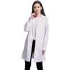 NAJZYBA Camicetta bianca Chimica Lycee Cotone laboratorio Camicetta Medicale bianca manica lunga Camicetta medica donna/uomo