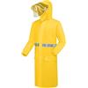 LOIJMK, Giacca da lavoro impermeabile da uomo, con cappuccio, poncho antipioggia lungo, oversize, con strisce riflettenti, con tasche, poncho antipioggia grande, taglia grande, giacca antipioggia