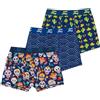 Pampling Boxer da Uomo Stampati e Aderenti, Confezione di 3 Boxer in Cotone con Elastico in Vita, Intimo Comodo e Morbido per l'Uso Quotidiano, 5 Taglie