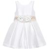 Abel and Lula ABEL & Lula Vestito Mikado per Bambine e Ragazze Panna
