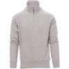 noTrash2003 Half Zip Sweatshirt - Felpa da lavoro compatibile con Payper Miami, per ufficio, lavoro e tempo libero, tessuto elasticizzato a costine su maniche e vita, 300g/mq, 70% cotone, dalla XS