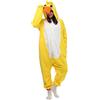 dressfan Unisex Pigiama da Anatra Onesie Costumi,Carnevale Halloween Costumi di Duck,Regali di Natale per Donna Uomo