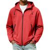 DUHGBNE Giacca Primaverile Uomo Giubbino Primaverile Uomo Giubbotto Leggero Lunga Maniche con Zip Giacca Sportiva e Tasche Cappuccio Antivento Sportiva Giacche