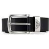 Emporio Armani Leather Logo Uomo Belt Nero