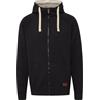 b BLEND BLEND Speedy - Felpa con Zip da Uomo, Taglia:XL, Colore:Black (70155)