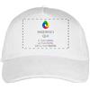 Teetaly Cappellini Personalizzati con Stampa e Ricamo, Foto, Testo, Logo 100% Cotone (Bianco - 5 Pezzi)