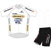SGCIKER Marco Pantani Pro Team Retro Mercatone Uno maglia da ciclismo set for uomini, manica corta abbigliamento ciclismo bici pantaloncini con bretelle set gel pad