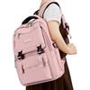 Clufar Zaino Scuola Superiore Ragazza Zaini Scuola Media Ragazzo con Scomparti Casual Daypacks Uomo Donna Impermeabile School Bag Rose Superiore Università Ragazzo per Viaggio