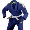 Buddha Fight Wear - Kimono Premium Infinity nero Jiu Jitsu brasiliano/BJJ Gi con cintura bianca, unisex adulto, blu navy, ML=A2