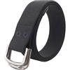 Eoyajsze Cintura da uomo in nylon con fibbia in lega da 3,8cm di larghezza e chiusura ad anello, Colore 1, 105cm