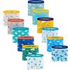 Cogindss Xmrlvn Ragazzi Boxer Shorts Bambino Biancheria Intima Cotone,5-7 Anni,Confezione 12,Multicolore,Taglia:L
