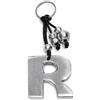 Vestopazzo portachiavi lettera.Nickel tested,lavorazione artigianale fatto a mano in alluminio 100% riciclato.Unisex