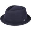LIERYS Blank Pork Pie Ladies Men Cappello in Feltro Idrorepellente Schiacciabile Lana Estate Inverno